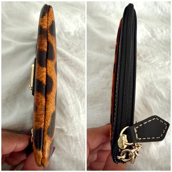 👑✅PRICE FIRM✅ Dooney & Bourke Leopard Print Keychain Wallet Pouch. Super Rare!🔥 - Picture 6 of 16